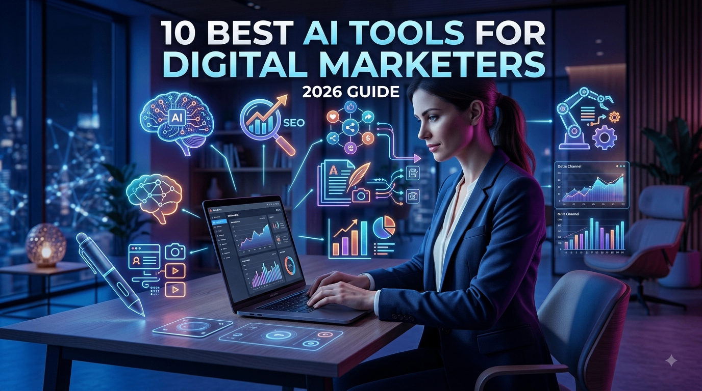 10 best AI tools for digital marketers in 2026
